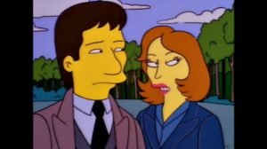 MULDER E SCULLY 300x168 - Os Simpsons de "A" À "Z": Paródias De Filmes, Personalidades Famosas, Personagens E Curiosidades (Parte 6)