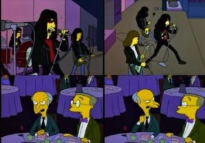 simpson ramones 608x423 300x209 - Os Simpsons de "A" À "Z": Paródias De Filmes, Personalidades Famosas, Personagens E Curiosidades (Parte 6)