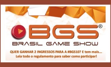 bgs10 promocao sorteio 1 378x228 - Sorteios: Ingressos BGS10 + Livro Do Evento!